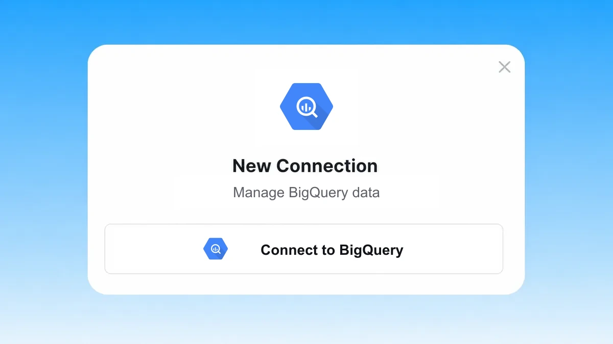 Connect BigQuery to Markifact
