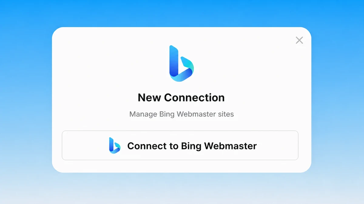 Connect Bing Webmaster to Markifact with OAuth