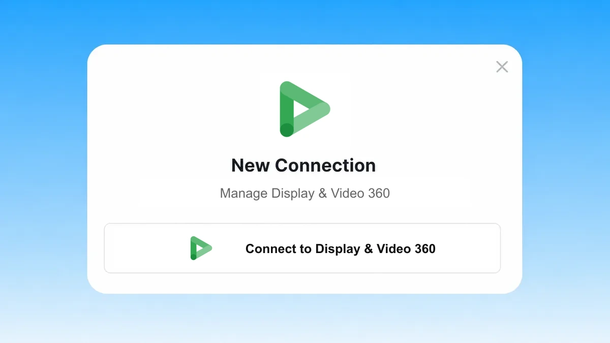 Connect Display & Video 360 to Markifact with OAuth