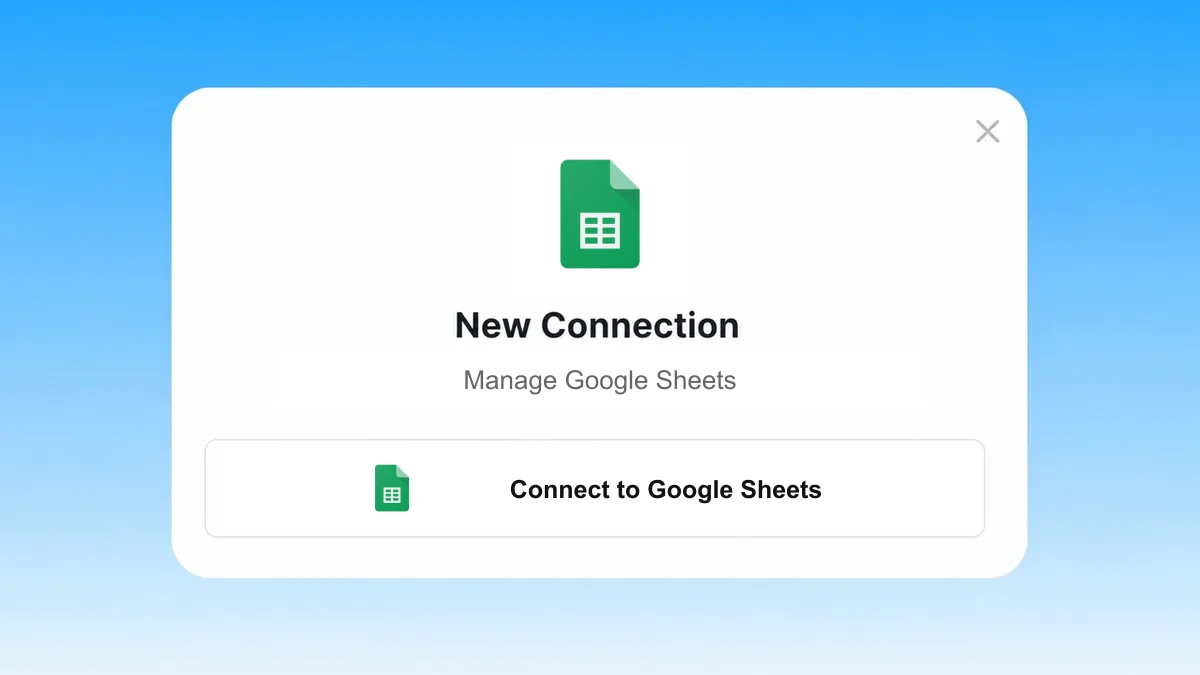 Connect Google Sheets to Markifact