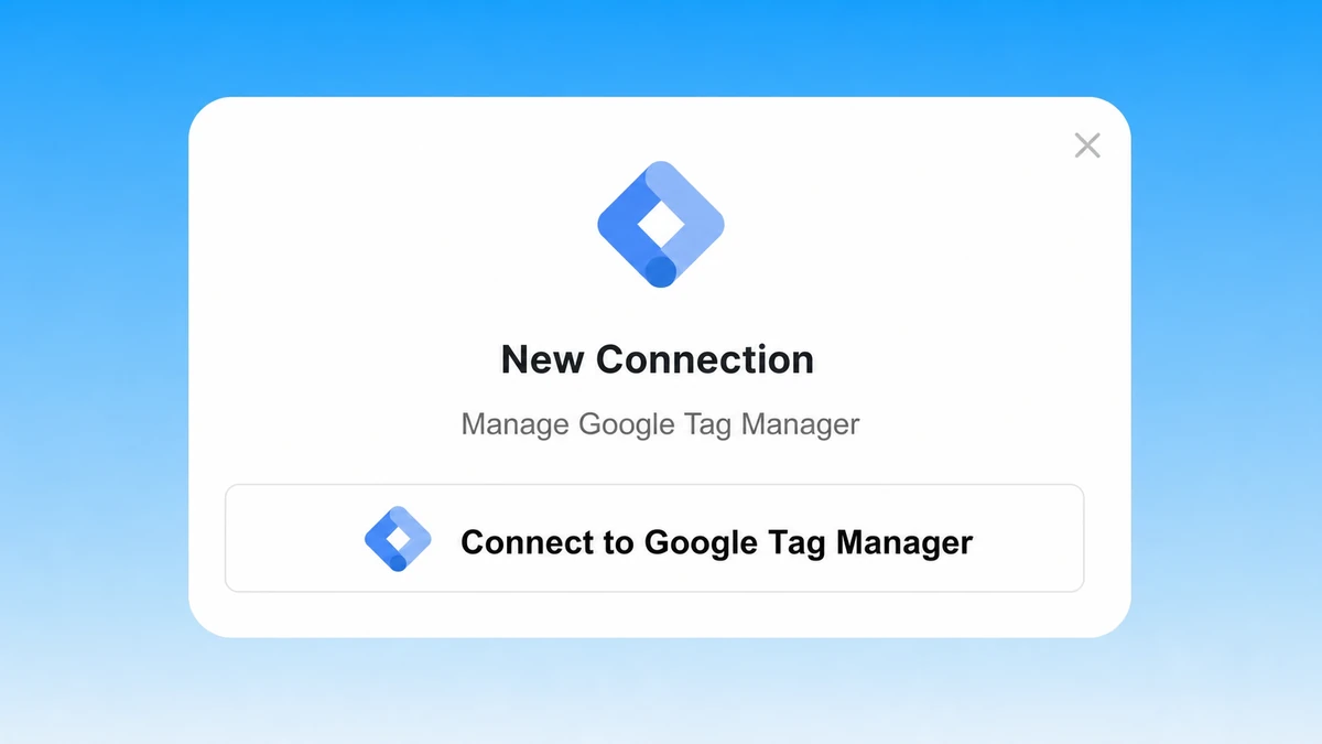 Connect Google Tag Manager to Markifact with OAuth