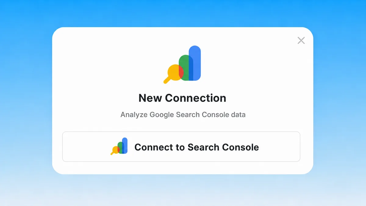 Connect Google Search Console to Markifact with one-click OAuth