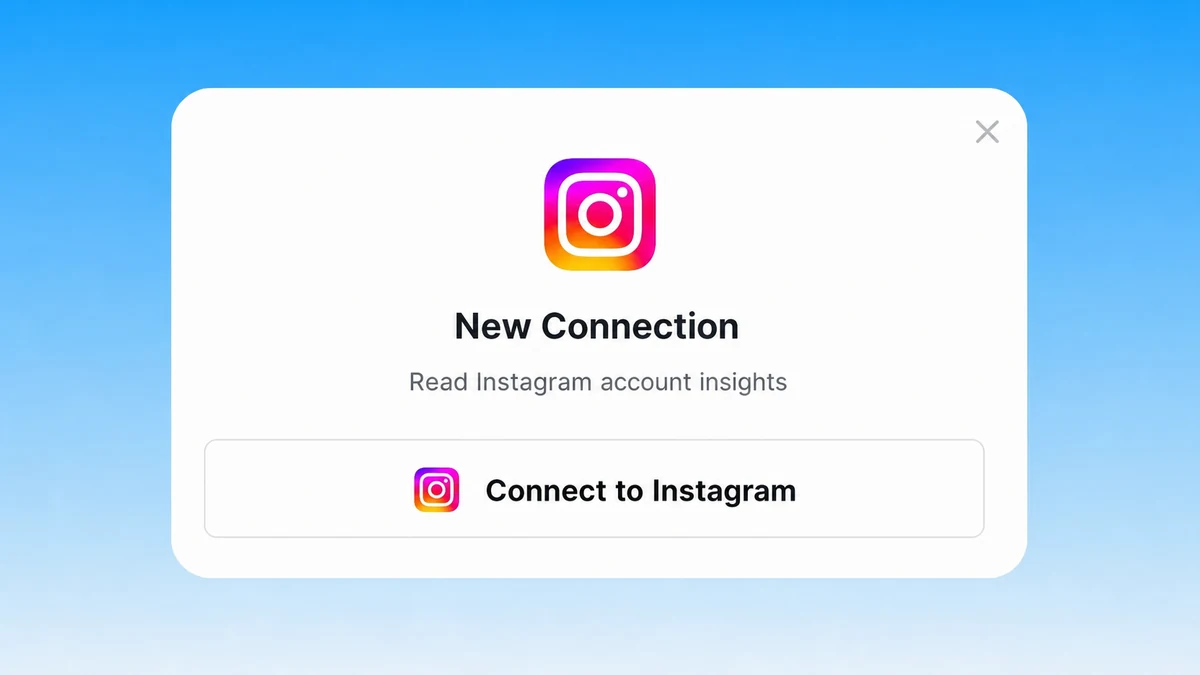 Connect Instagram to Markifact with one-click OAuth
