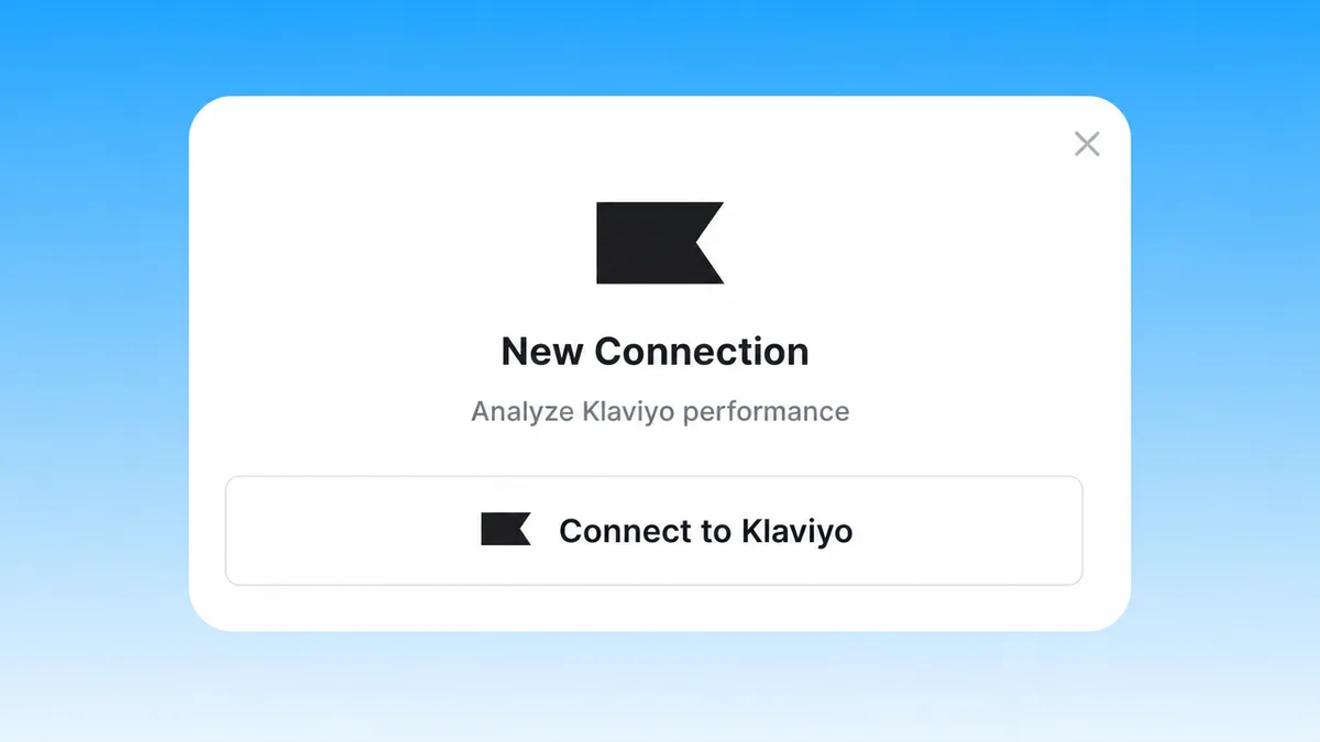 Connect Klaviyo to Markifact with one-click OAuth
