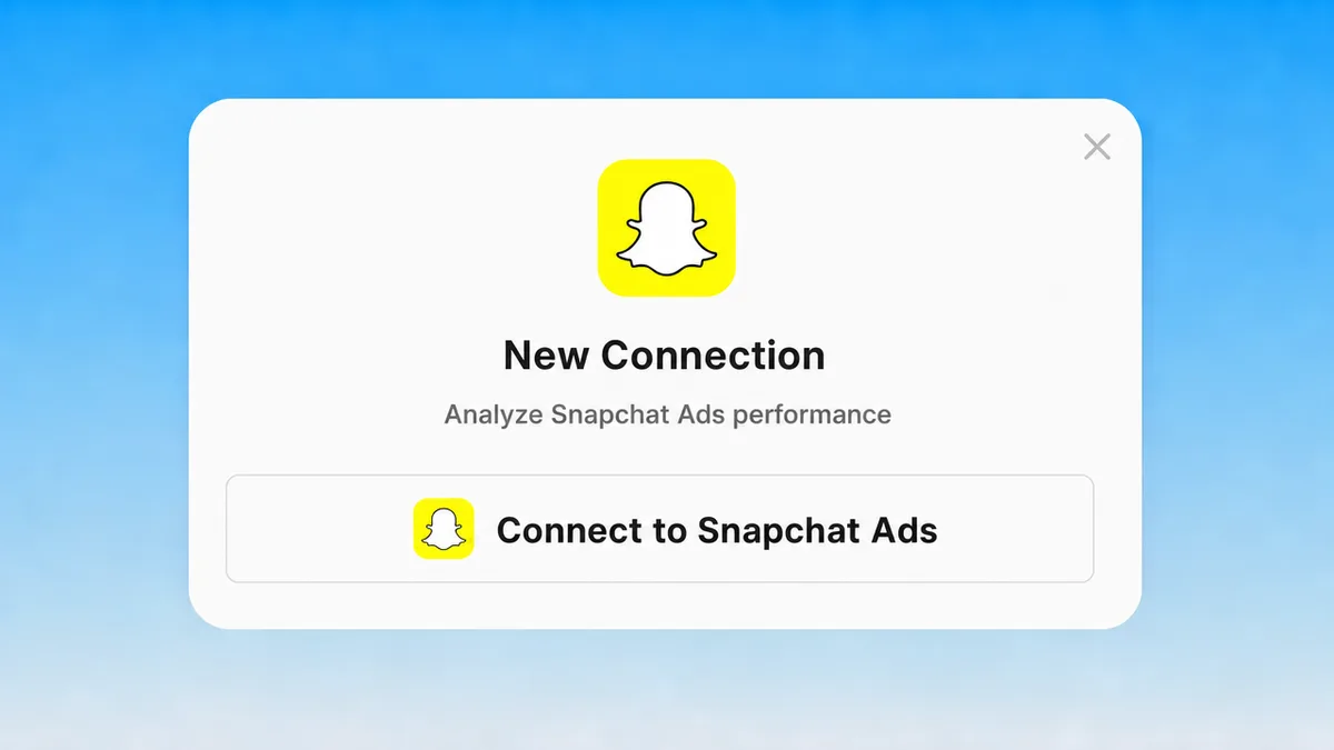 Connect Snapchat Ads to Markifact with one-click OAuth