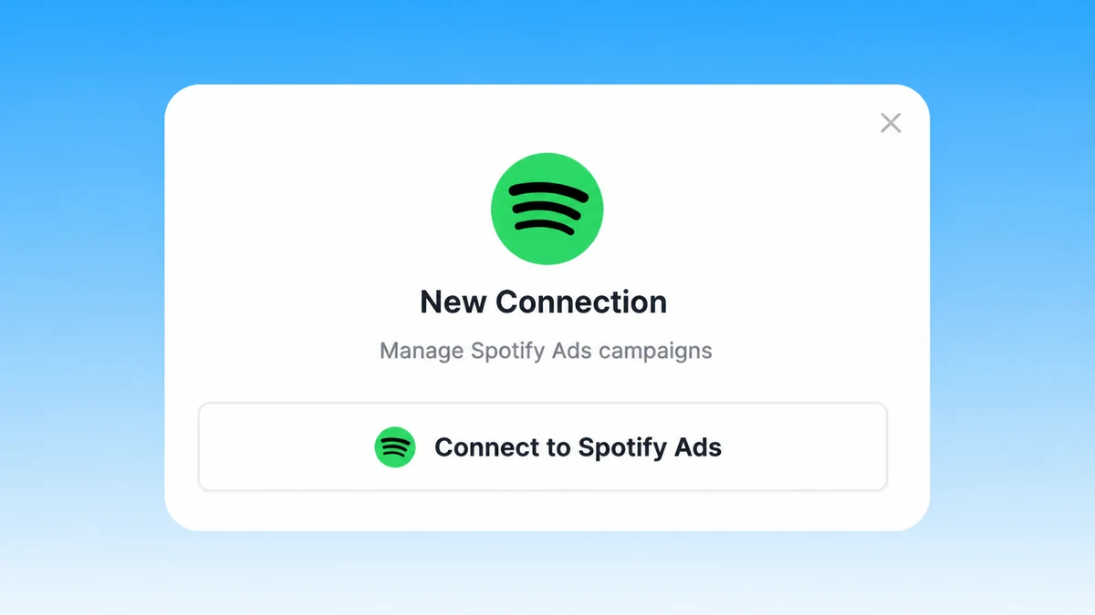 Connect Spotify Ads to Markifact with OAuth
