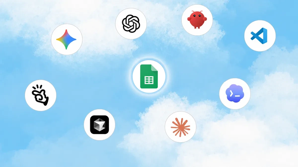 Google Sheets connected to Claude, ChatGPT, and MCP clients through Markifact